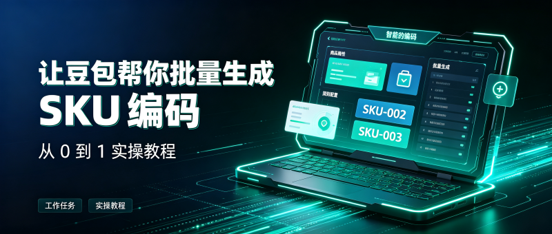 让豆包帮你批量生成 SKU 编码：从 0 到 1 实操教程[工作任务]-遇见AI,奔赴商途